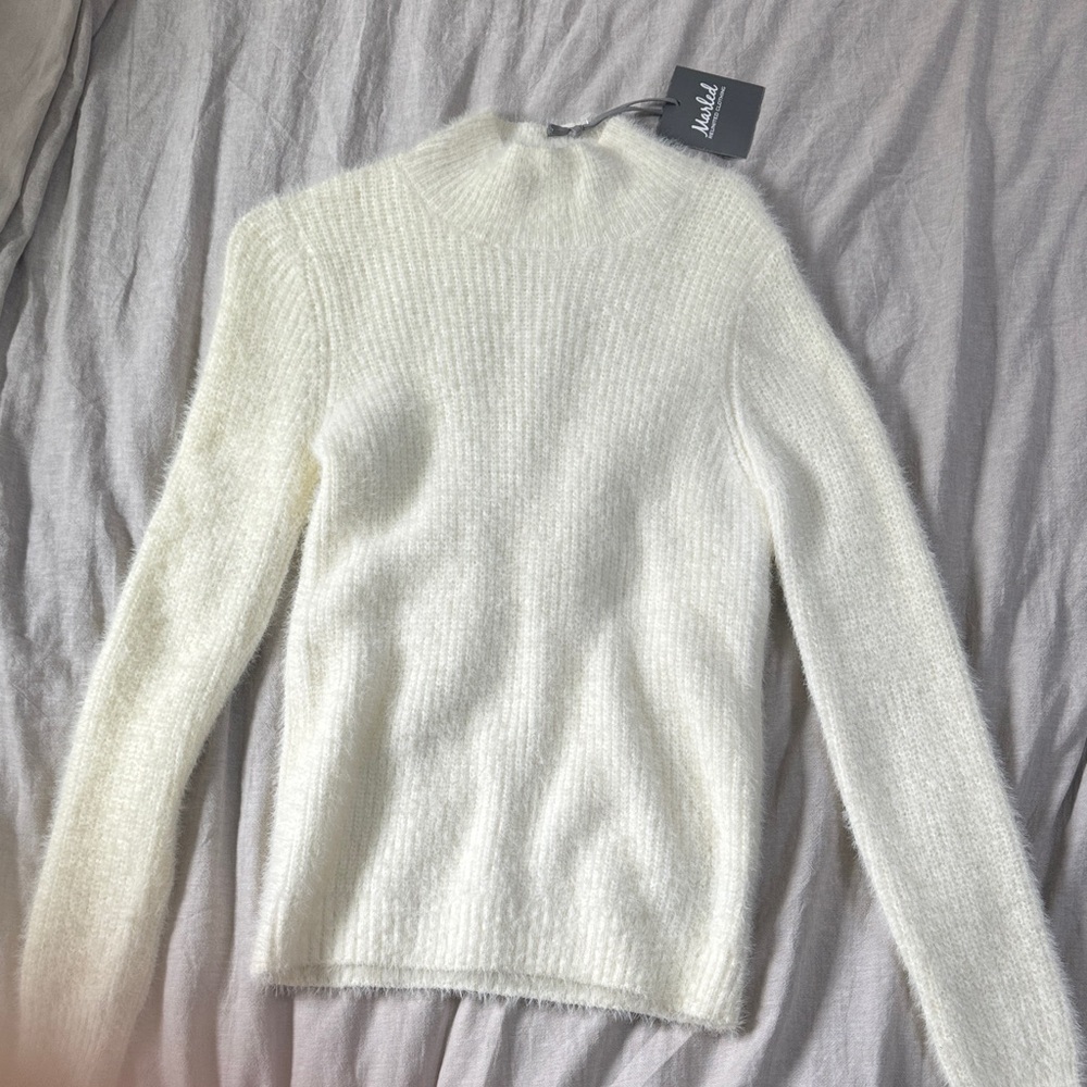Ivory Turtleneck Sweater
